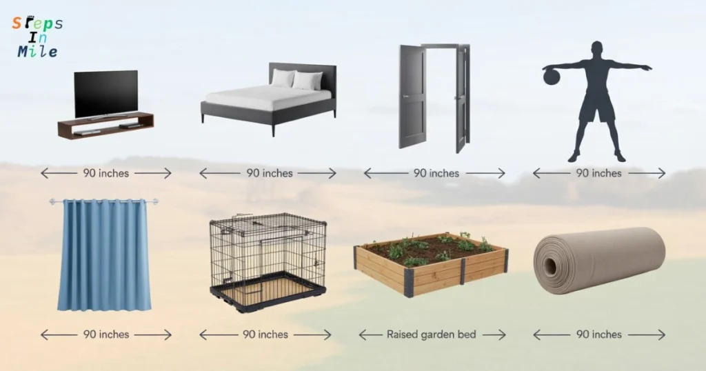 everyday-things-that-are-90-inches-long