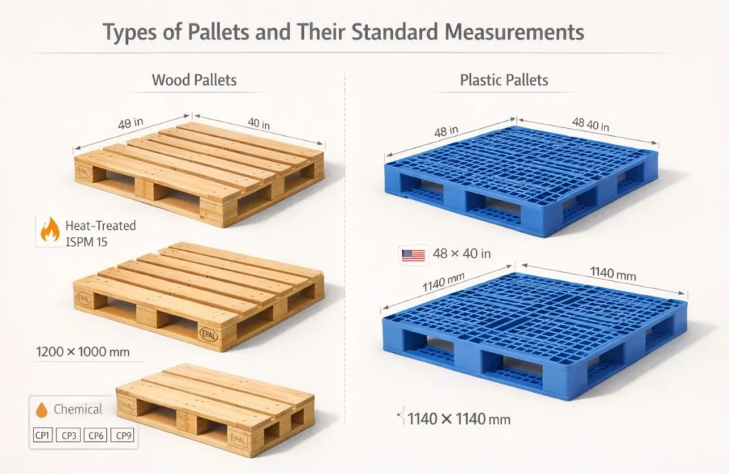 types-of-pallets-and-measurements