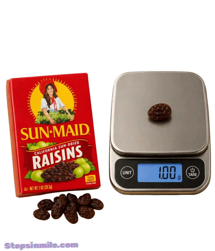 one-raisin-1-gram